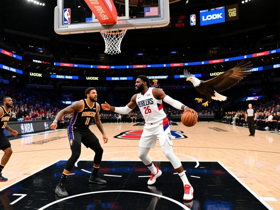 快船击败老鹰，保罗乔治砍下26分